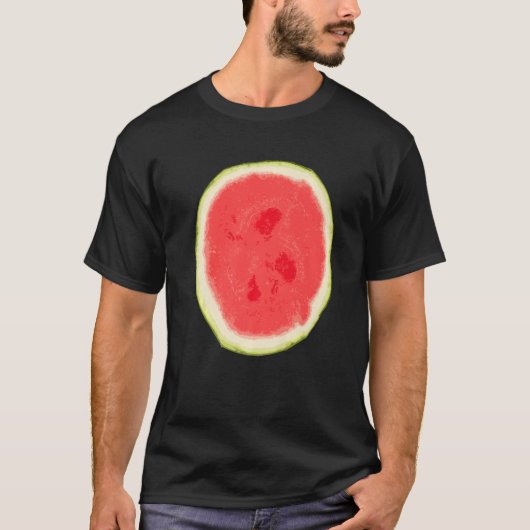 T-shirt Fruit de pastèque Costume amusant Halloween Silves (Devant)