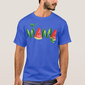T-shirt Fruit de pastèque Meilleur Maman Jamais Végétarien