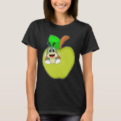 T-shirt Fruit de pomme de chenille (Devant)