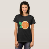T-shirt Fruit de tranche d'orange (Devant entier)