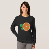 T-shirt Fruit de tranche d'orange (Devant entier)