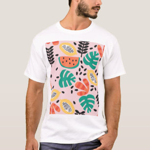 T-shirt Fruit Design : Design Motif Vintage.