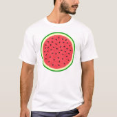 T-shirt Fruit d'été de la tranche de pastèque (Devant)