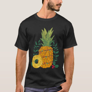 T-shirt Fruit d'été hawaïen Ananas Noël tropical