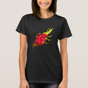T-shirt Fruit Drôle Respirant Feu