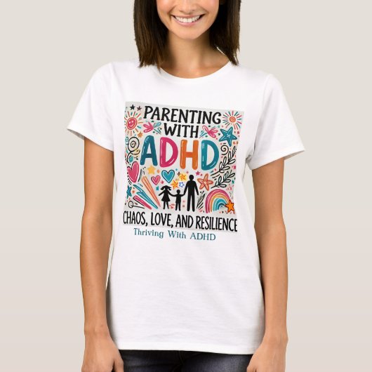 T-shirt Fruit du TDAH - "Parenting with ADHD (Devant)