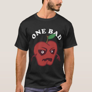 T-shirt Fruit effrayant Une mauvaise pomme amusant