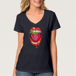 T-shirt Fruit fraise Sain Délicieux Fruit d'été Ve
