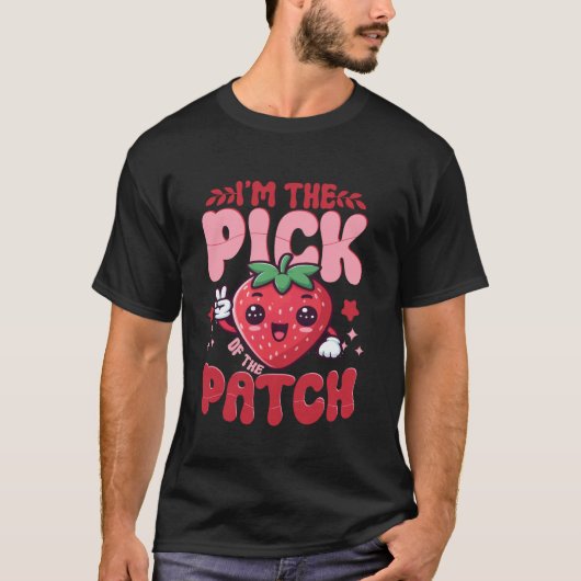 T-shirt Fruit Fraises Fraise Végétalien (Devant)