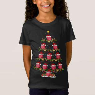 T-Shirt Fruit framboise Lover Xmas Père Noël Crème framboi