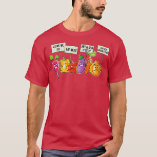 T-shirt Fruit Fruit Vegetables Manifestation contre les Ve