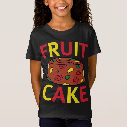 T-Shirt Fruit Gâteau de Noël amusant (Devant)