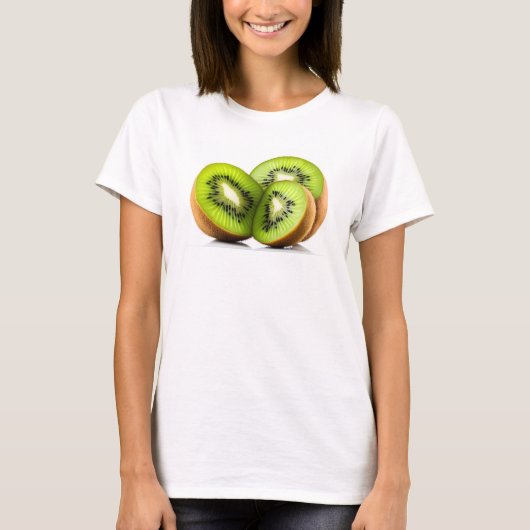 T-shirt Fruit kiwi vert (Devant)