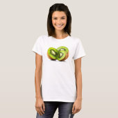 T-shirt Fruit kiwi vert (Devant entier)