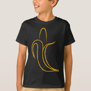 T-shirt Fruit Lover Banana Design minimaliste Vegetarian B