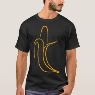 T-shirt Fruit Lover Banana Design minimaliste Vegetarian B