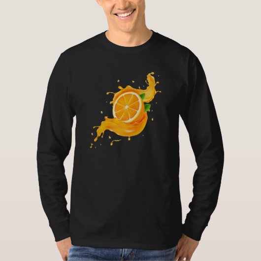 T-shirt Fruit orange 1 (Devant)