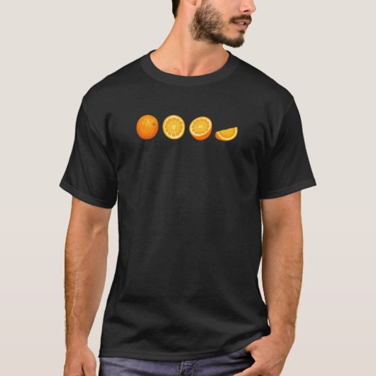 T-shirt Fruit orange 2 (Devant)