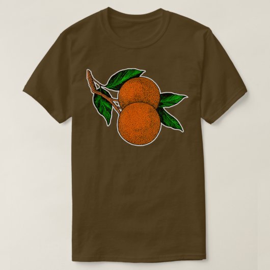 T-shirt Fruit orange 315 (Design devant)
