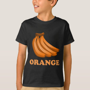 T-shirt Fruit Orange Banana amusant Confusion Mème Adu