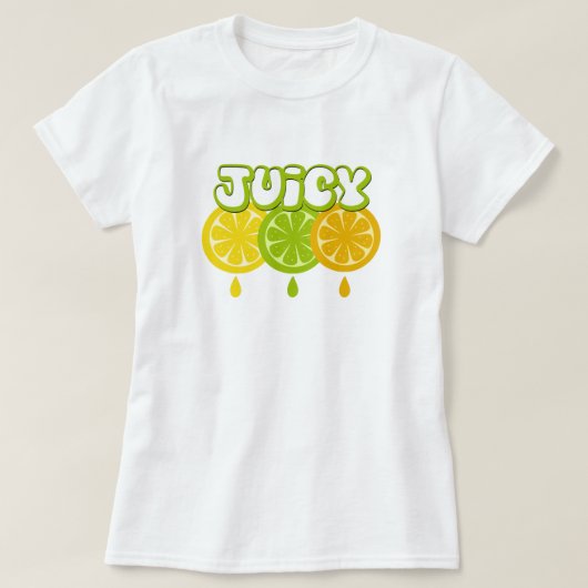 T-Shirt Fruit Orange Citron Vert Citron (Design devant)