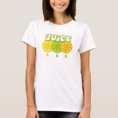 T-Shirt Fruit Orange Citron Vert Citron (Devant)