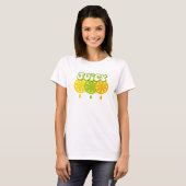 T-Shirt Fruit Orange Citron Vert Citron (Devant entier)