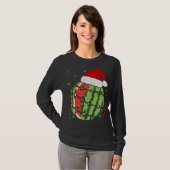 T-shirt Fruit tropical Santa Hat Watermelon Hawaii Christm (Devant entier)