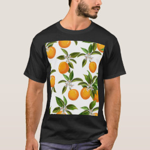 T-shirt Fruits d'agrumes : Illustration numérique Vintage
