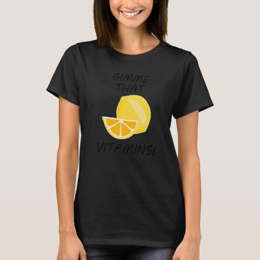 T-shirt Fruits d'agrumes Vitamines Lemonade Fruits (Devant)