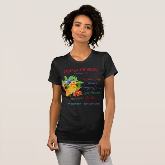 T-shirt Fruits de l'Esprit (Devant entier)