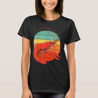 T-shirt Fruits de mer cajun écrevisses vintage