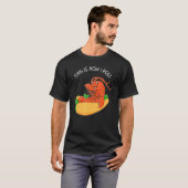 T-shirt Fruits de mer Comment je roule Lobster Roll (Devant entier)