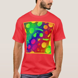 T-shirt Fruits de Neon Vibrant coloré Art Motif