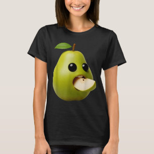 T-shirt Fruits de niche Funny Pear Meme Brainrot Surréalis
