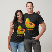 T-shirt Fruits d'été de Papaya Lover Vegan (Unisexe)