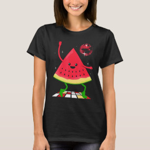 T-shirt Fruits d'été rouges doux Danser Watermelon Art Pri