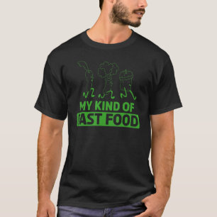 T-shirt Fruits Drôle Mon Genre De Végétan De Restauration