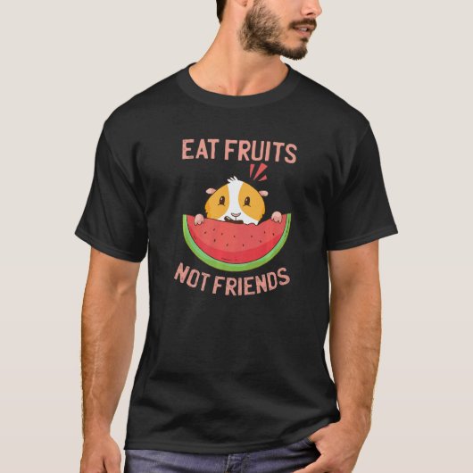 T-shirt Fruits Drôles Végétalien Premium (Devant)