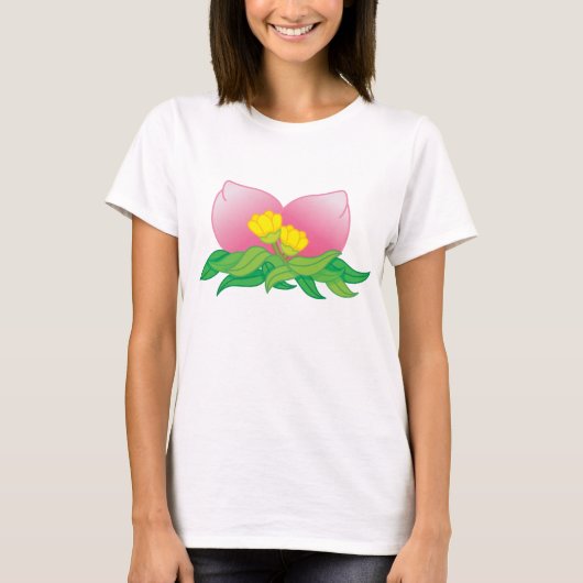 T-shirt Fruits Et Fleurs Orientaux (Devant)