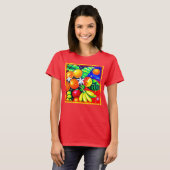 T-shirt Fruits Étonnants Ciel Étoffant. Commandez dès main (Devant entier)