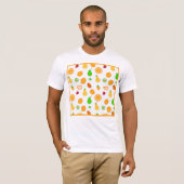T-shirt Fruits exotiques Conception Motif (Devant entier)
