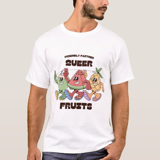 T-shirt Fruits Queer (Devant)