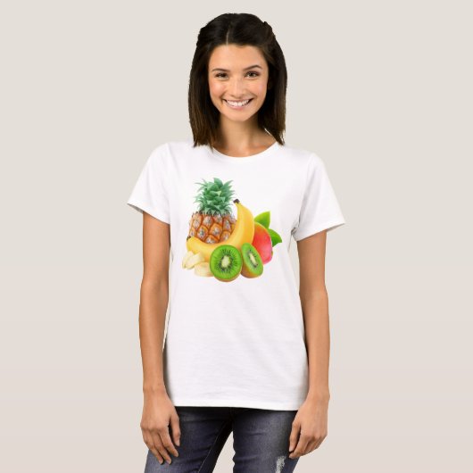 T-shirt Fruits tropicaux (Devant entier)