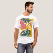 T-shirt Fruits tropicaux : Conception Motif dynamique (Devant entier)