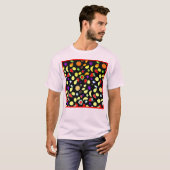 T-shirt Fruits tropiques néons éclatés (Devant entier)