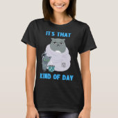 T-shirt Frumpy Cat with Not So Cute Kitten It's That Kind  (Devant)