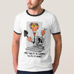 T-shirt Frustration d'ordinateur