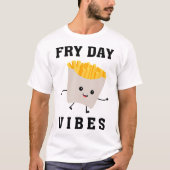 T-shirt Fry Day Vibes Drôle Fries Français Enfant (Devant)