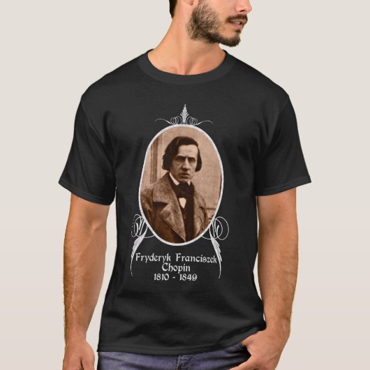 T-shirt Fryderyk Chopin (Devant)